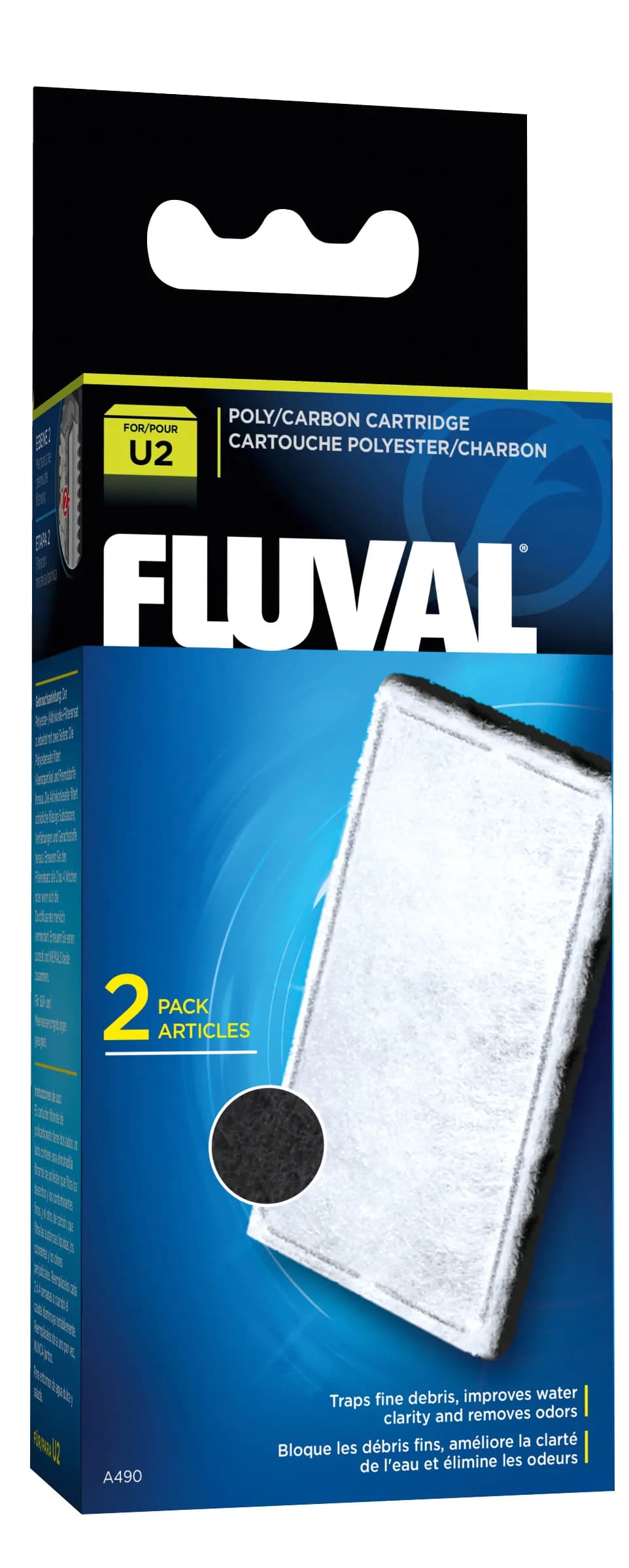 Fluval Poly-Carb wkład filtracyjny do filtrów U2 U3 i U4 2 szt.