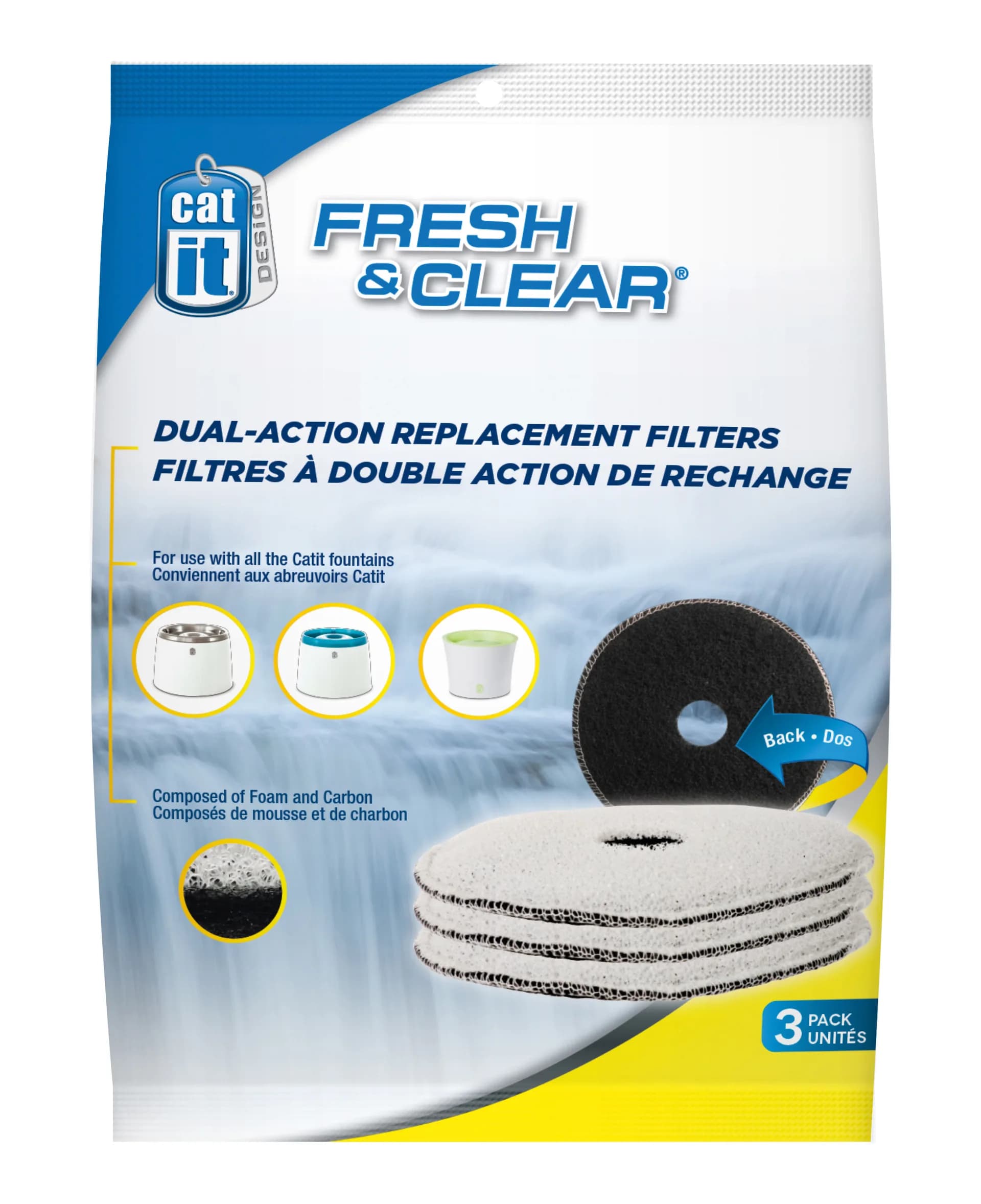 Filtr wymienny do fontann Catit Fresh & Clean dla kota od Hagen