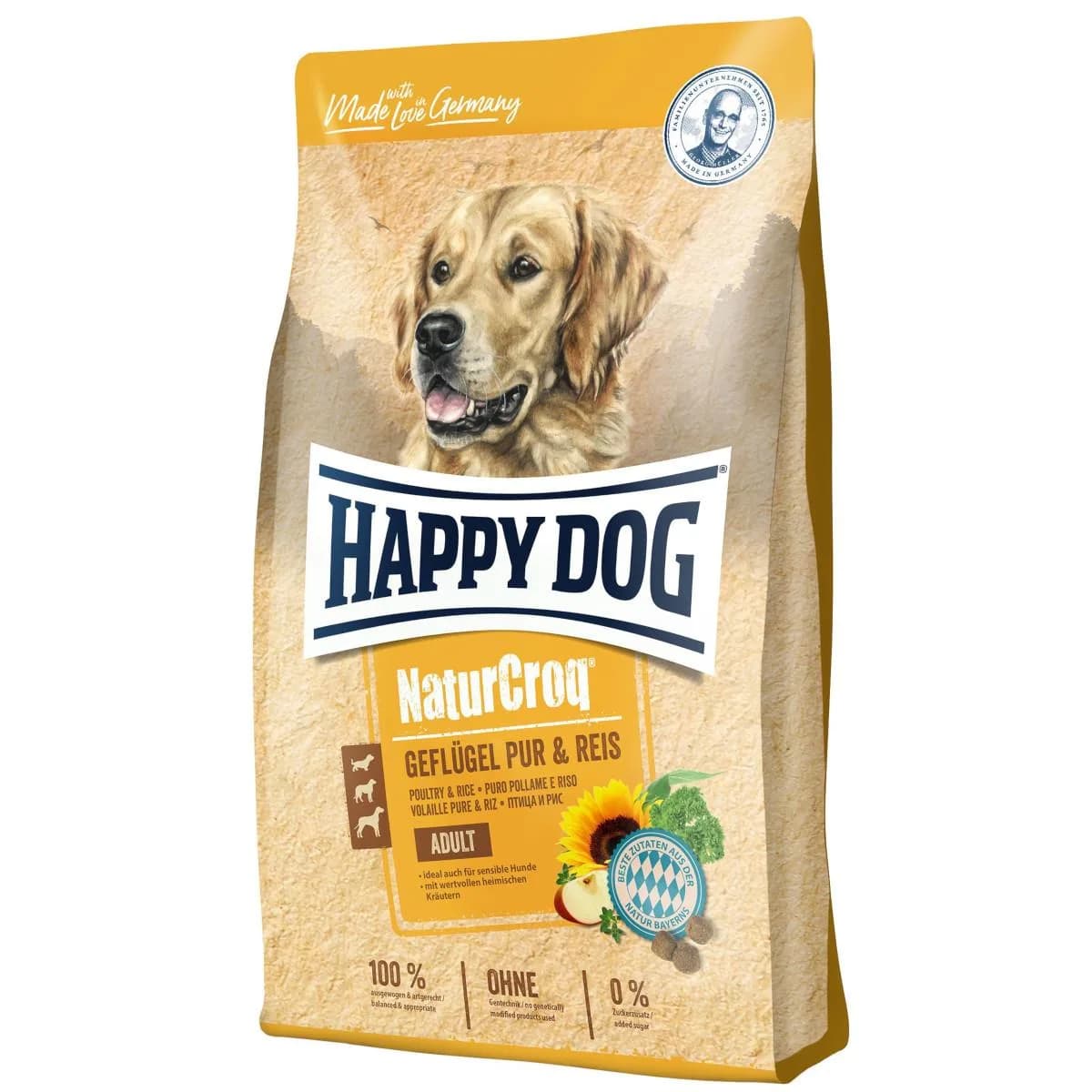 Happy Dog NaturCroq drób i ryż karma sucha dla dorosłych psów