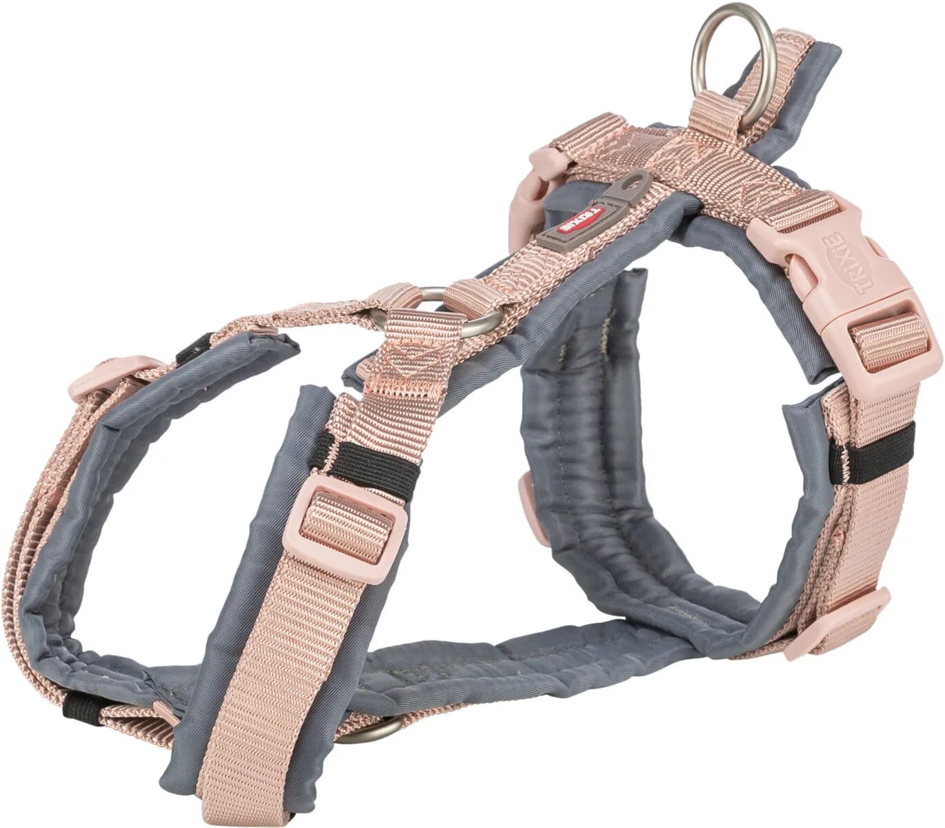 Trixie Premium Trekking szelki dla psa blush/grafitowy