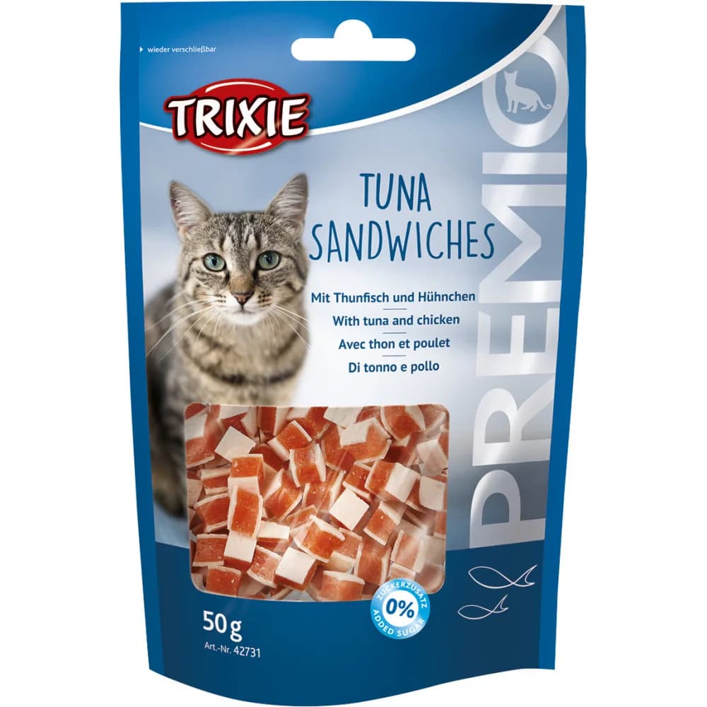 Przysmak PREMIO Tuna Sandwiches z tuńczykiem i kurczakiem