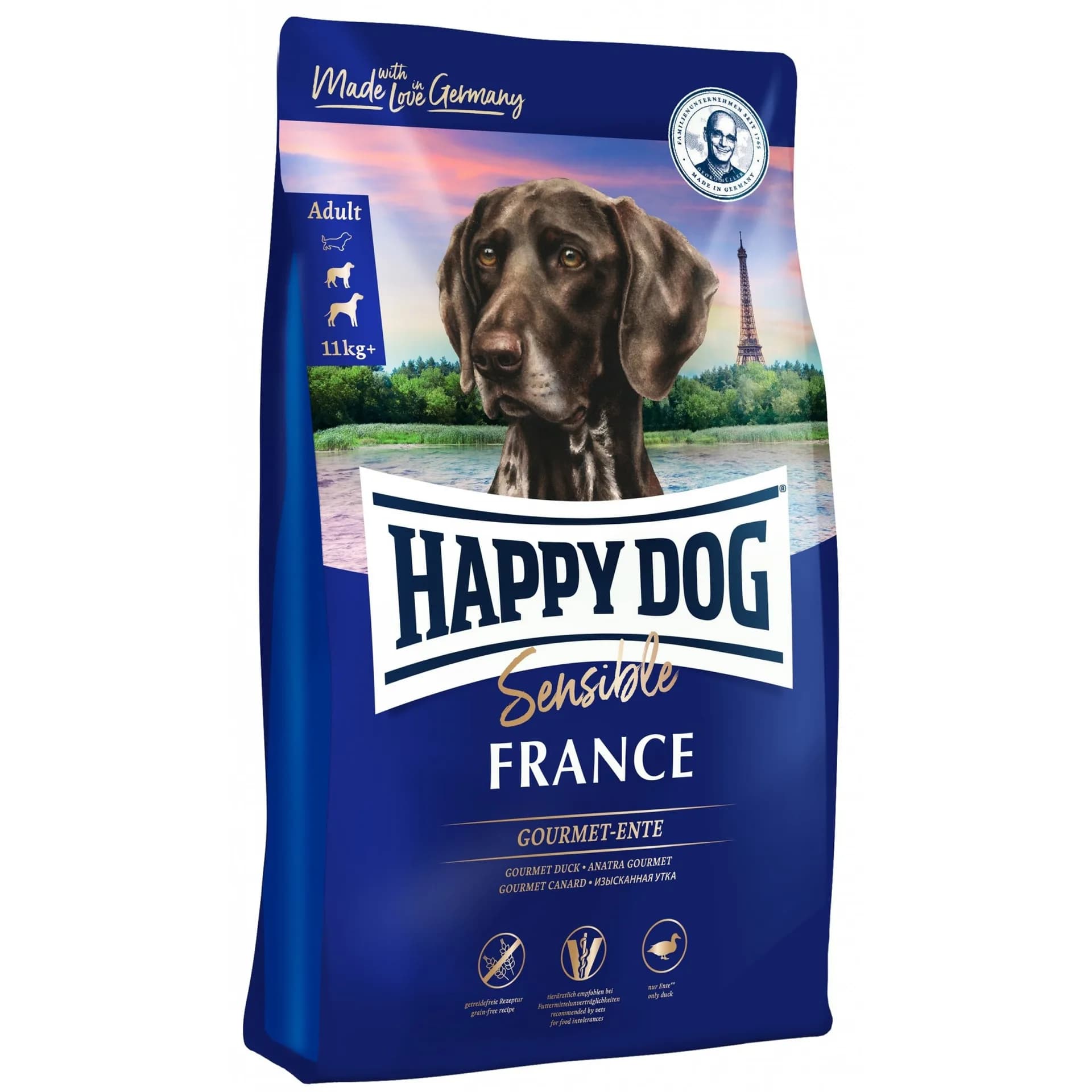 Happy Dog Sensible France kaczka i ziemniaki karma sucha dla dorosłych psów