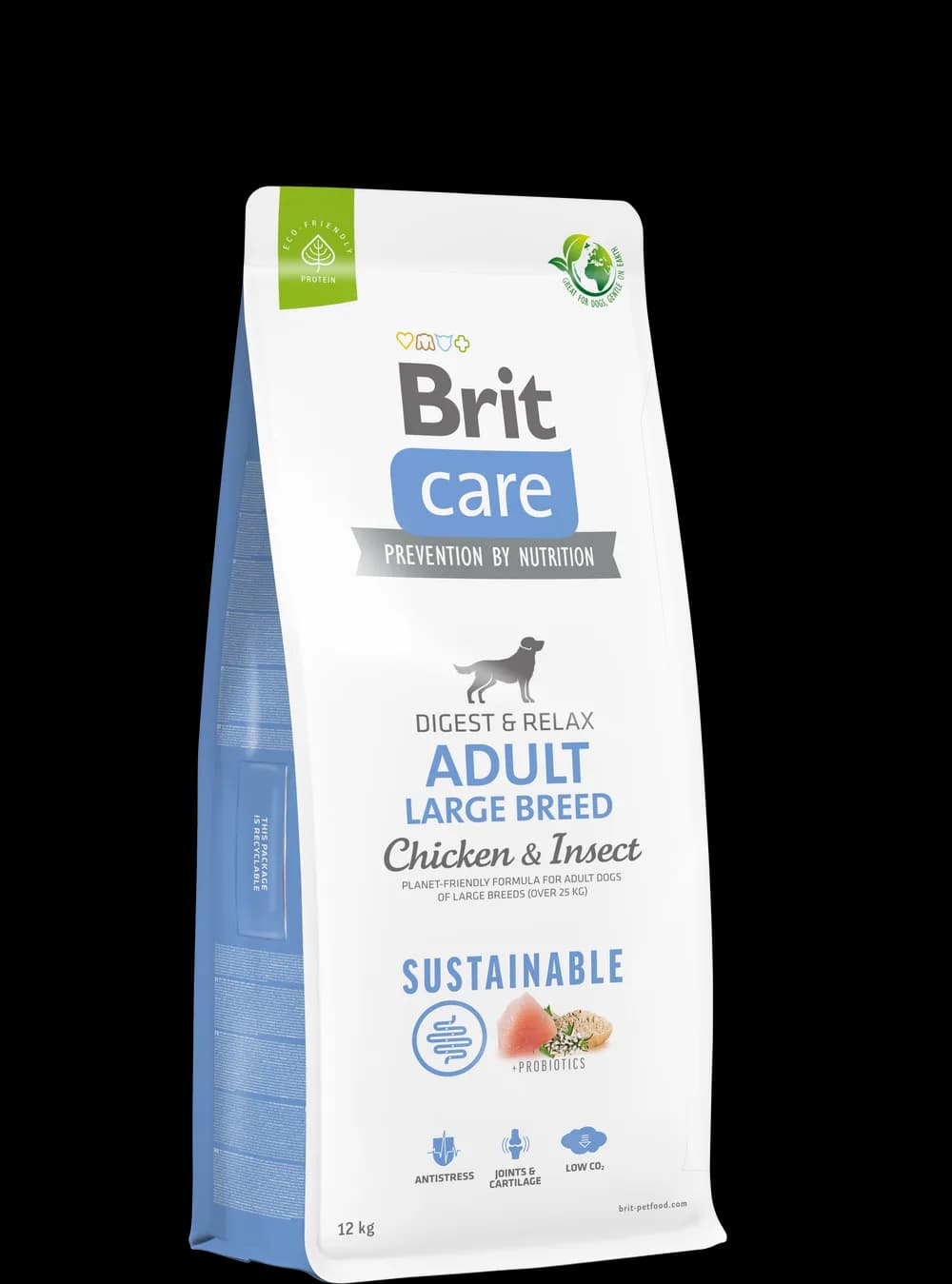 Brit Care Dog Sustainable Adult Large Breed Chicken Insect sucha karma dla psa z kurczakiem i owadami