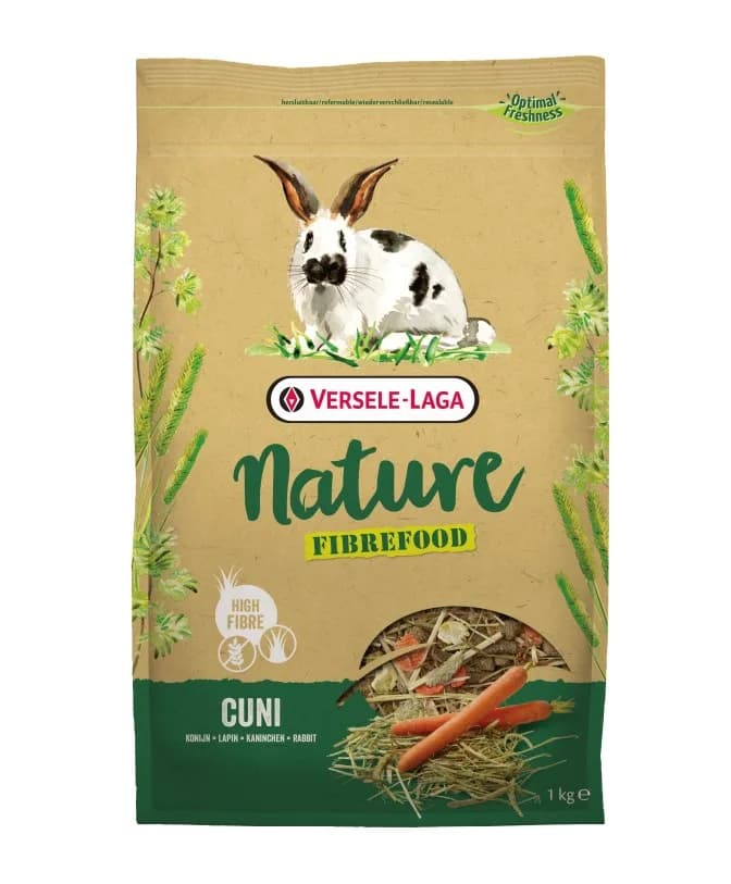 Versele Laga Cuni Nature Fibrefood pokarm LIGHT/SENSITIVE dla królików miniaturowych