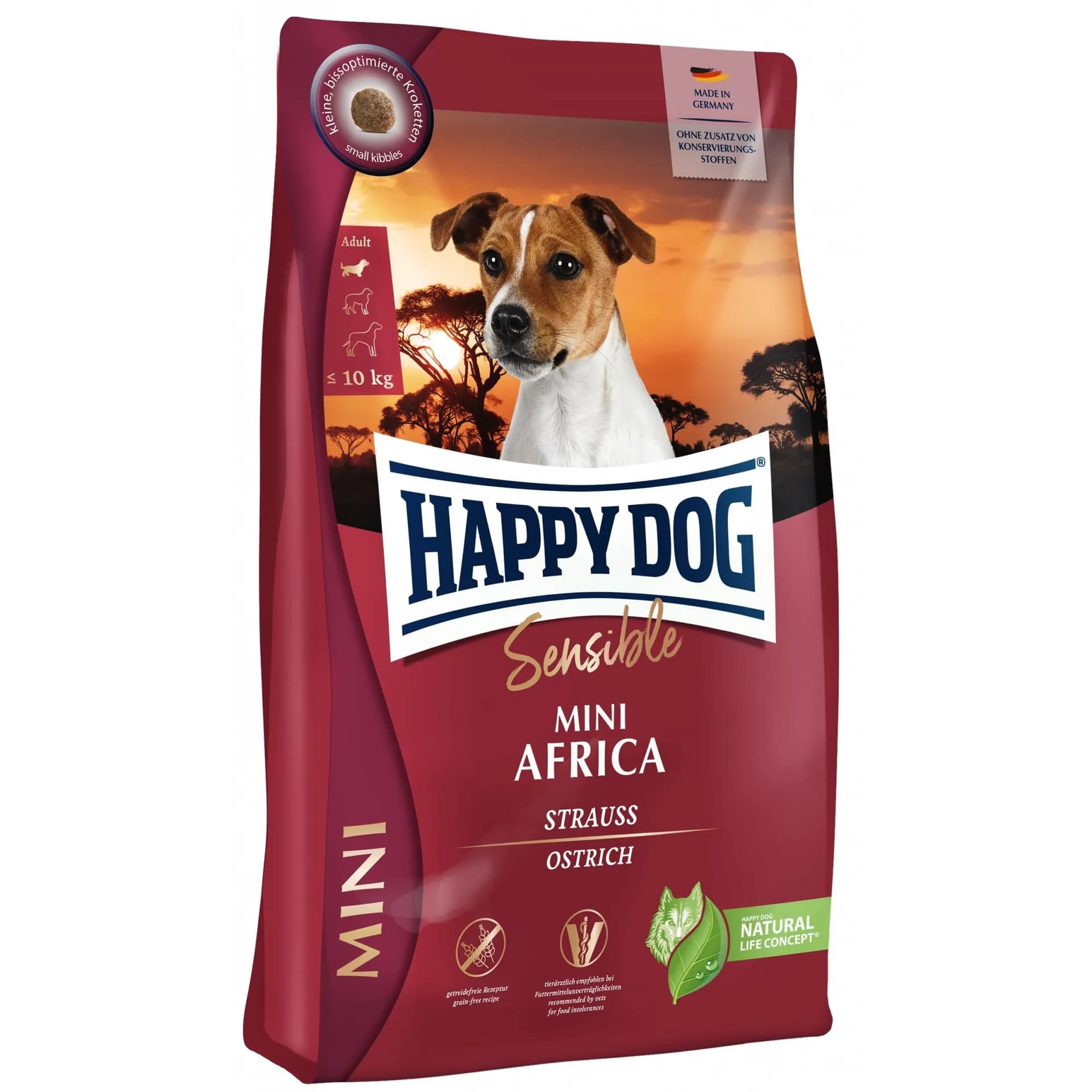 Happy Dog Mini Africa karma sucha dla psa 300 g
