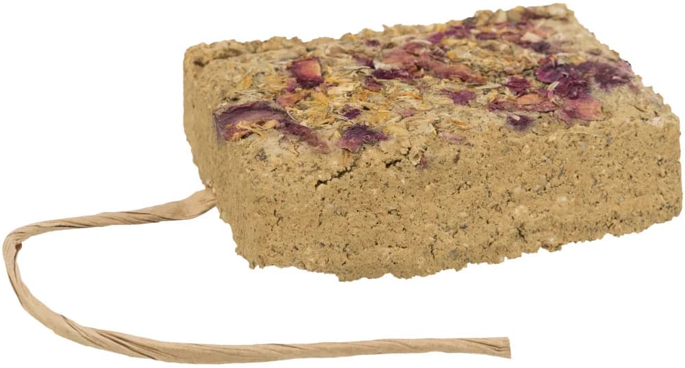 Trixie Kamień gliniany z kwiatami glina naturalna 100g