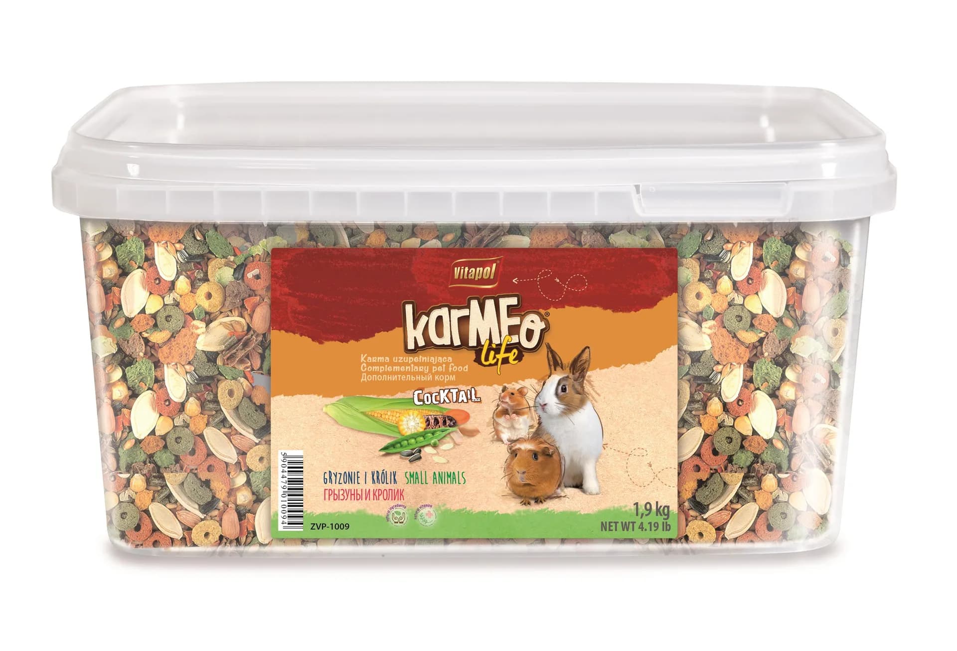 Vitapol Koktajl dla gryzoni i królika w wiaderku 1,9 kg