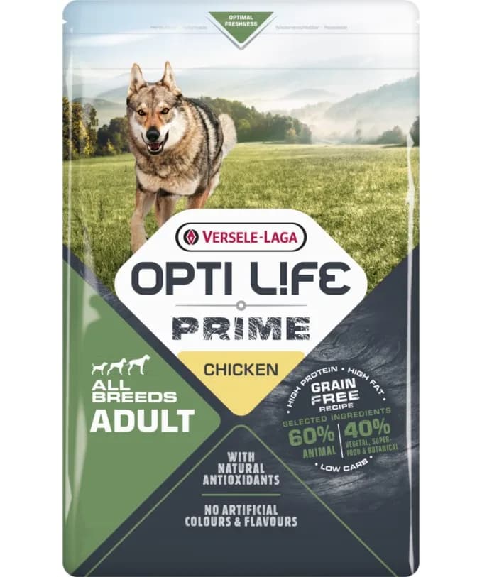 Versele-Laga Opti Life Prime Adult Chicken - karma sucha z kurczakiem dla dorosłych psów wszystkich ras