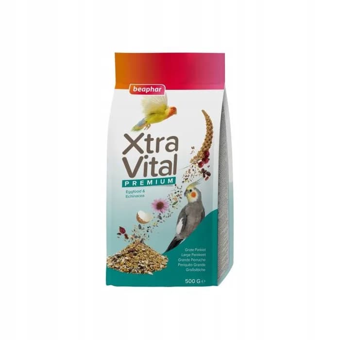 Beaphar XTR LARGE PARAKEET karma dla większych papużek 500 g