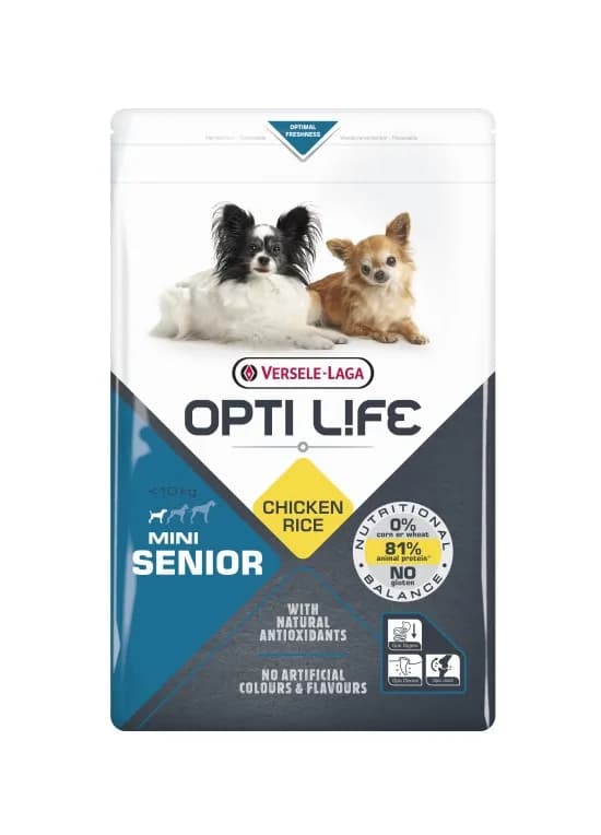 Versele Laga Opti Life Senior Mini drobiowa karma dla starszych, dorosłych psów ras małych i miniaturowych