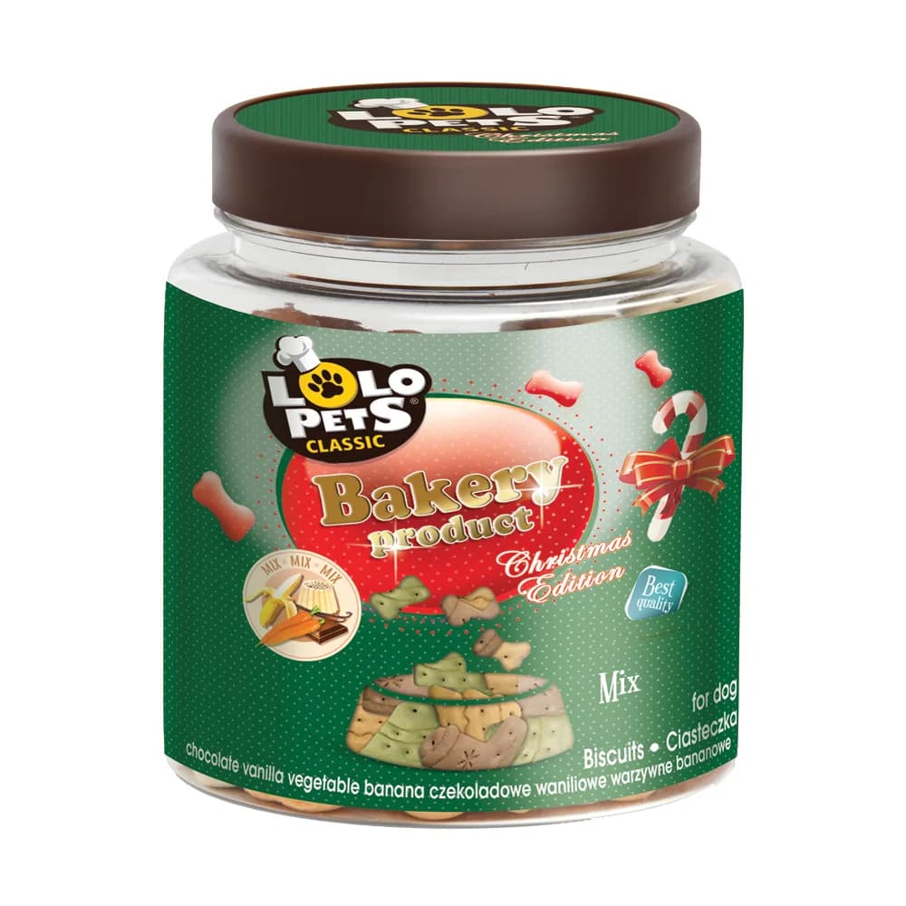 CIASTKA DLA PSA ŚWIĄTECZNY MIX W SŁOIKU 240 g