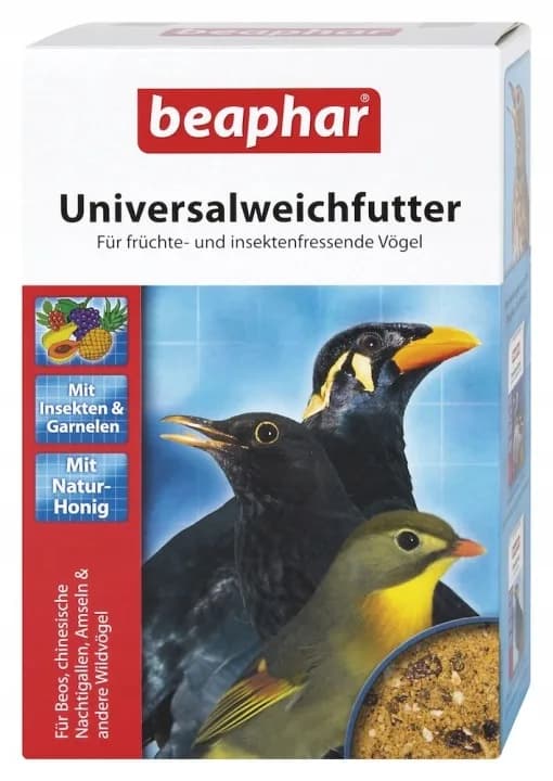 Beaphar Universal Bird Food uniwersalna miękka karma dla ptaków 1 kg