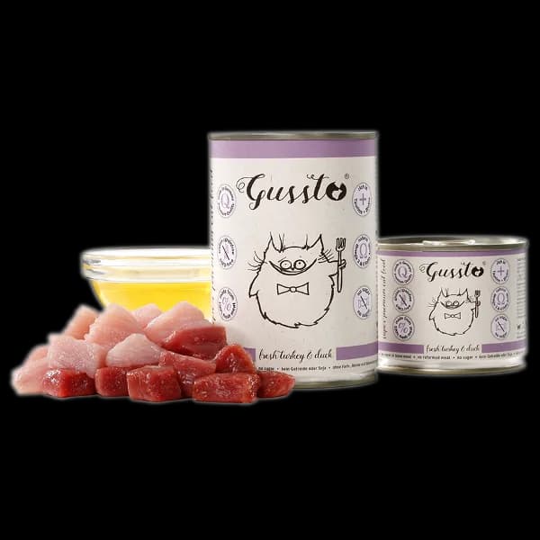 Gussto Cat puszka - Fresh Turkey & Duck dla kota