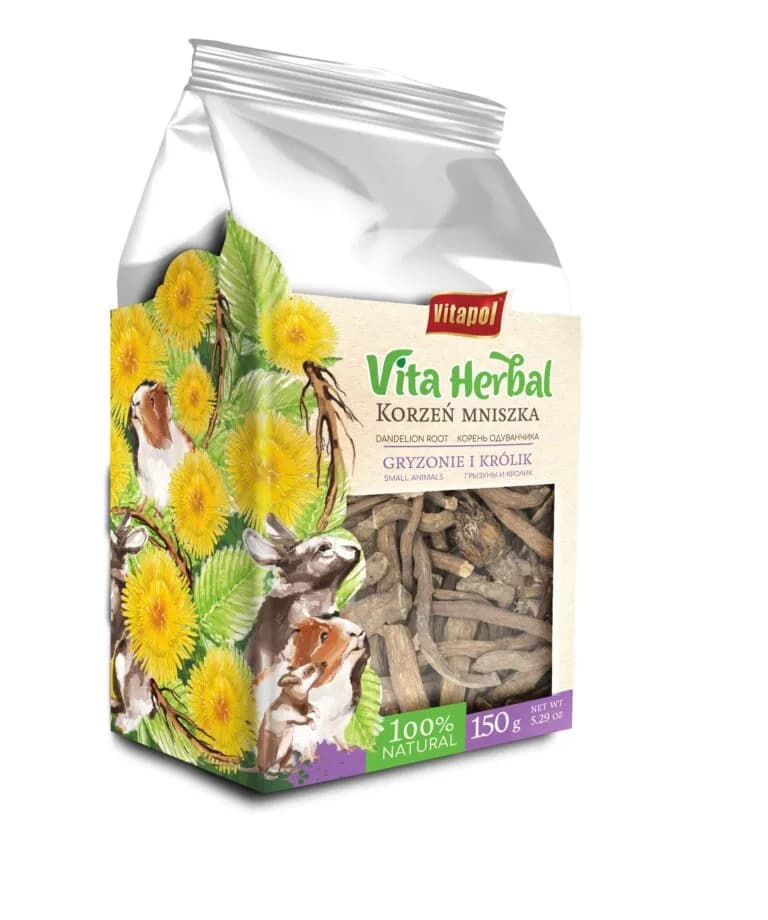Vitapol Vita Herbal Korzeń Mniszka dla gryzoni i królika 150 g