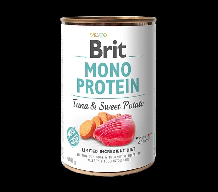 Brit Mono Protein Tuna & Sweet Potato mokra karma dla psa z tuńczykiem i batatami 400 g