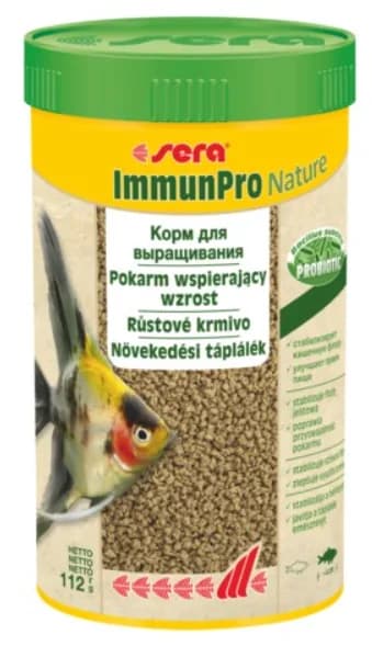 SERA ImmunPro Nature Pokarm wolnotonący dla ryb powyżej 4cm 250 ml
