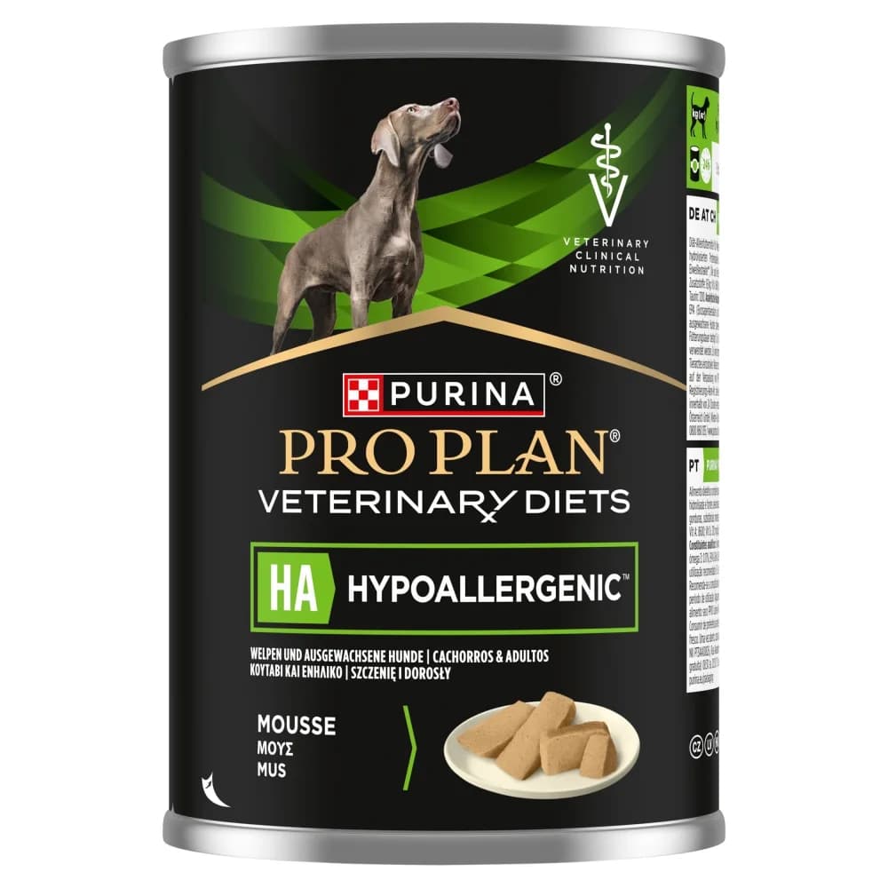 PRO PLAN Veterinary Diets Ha Hypoallergenic Mus karma mokra dla psów 400 g