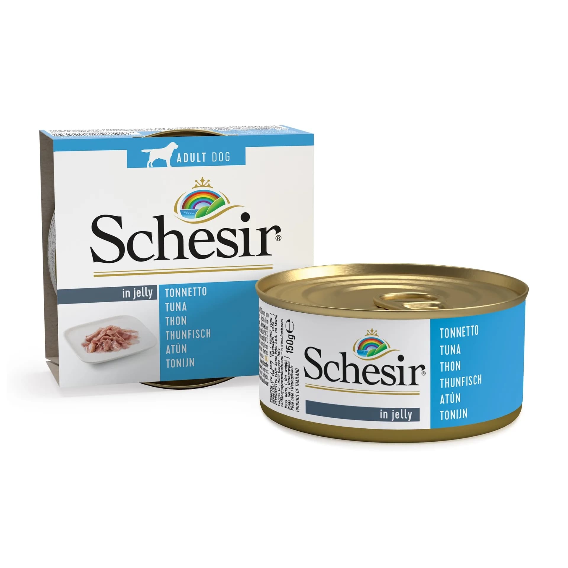 Schesir Karma mokra dla psa tuńczyk w galarecie 150 g