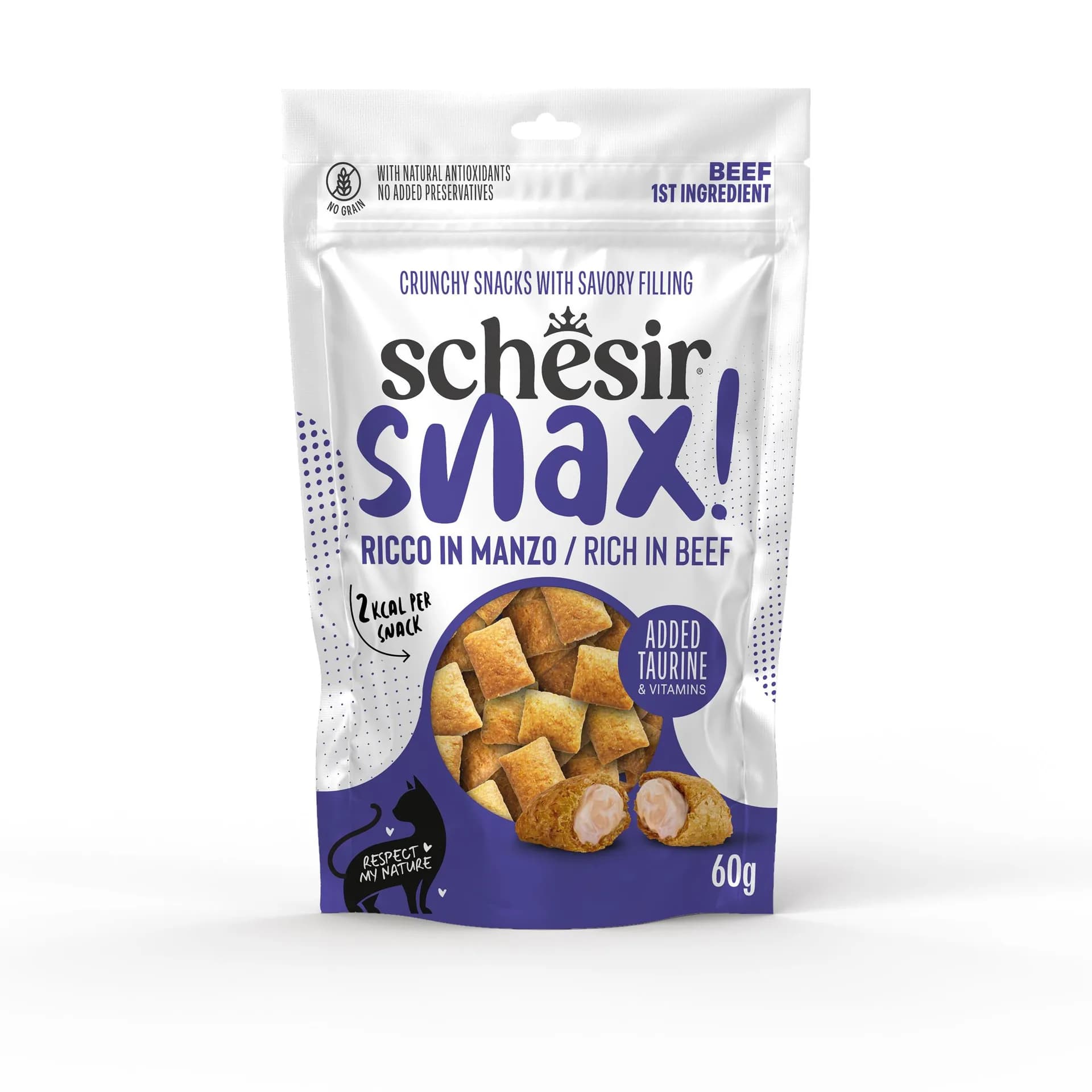 Snax przysmak z nadzieniem dla kota wołowina 60 g