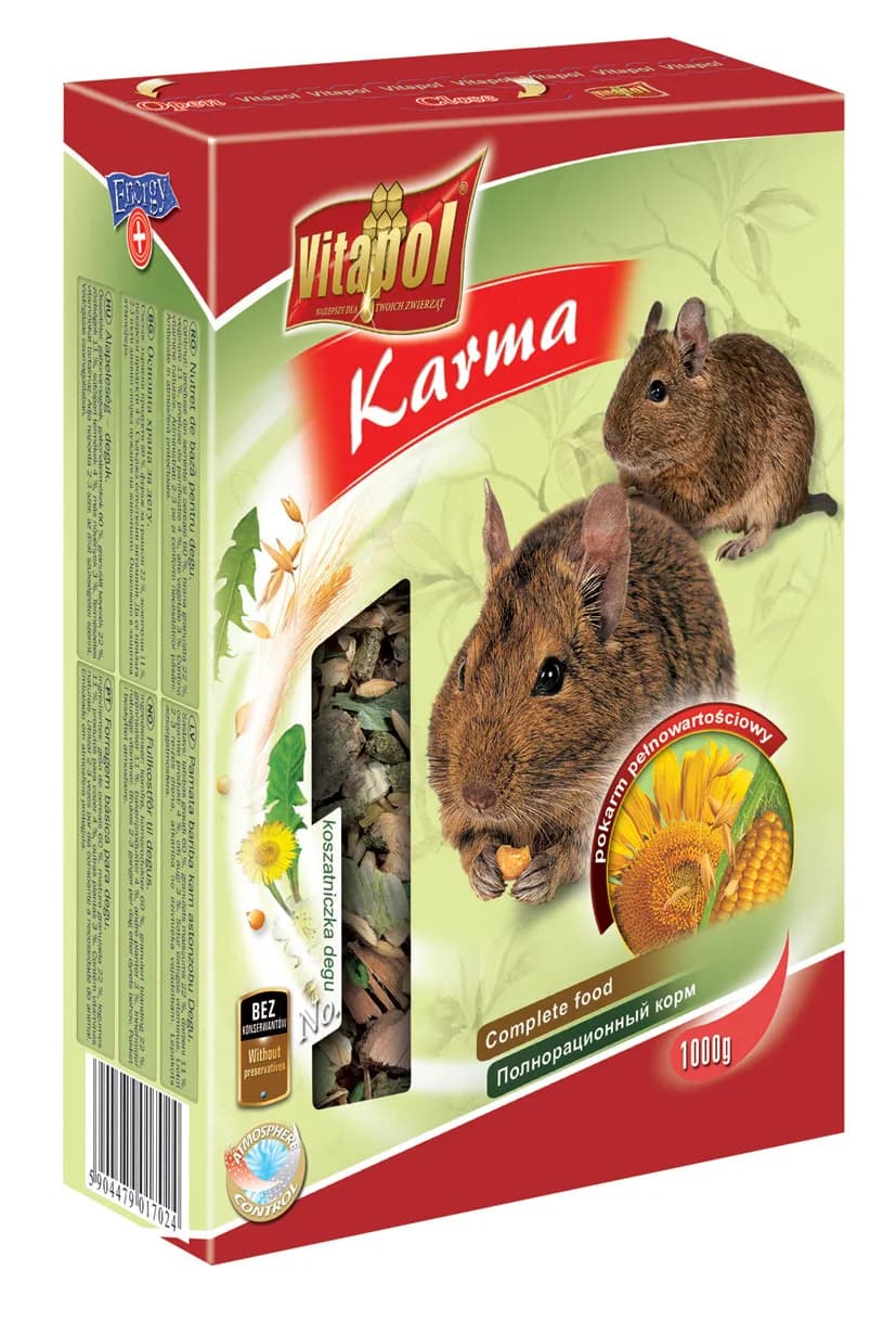 Vitapol Karma pełnoporcjowa dla koszatniczki - różna waga 450 g