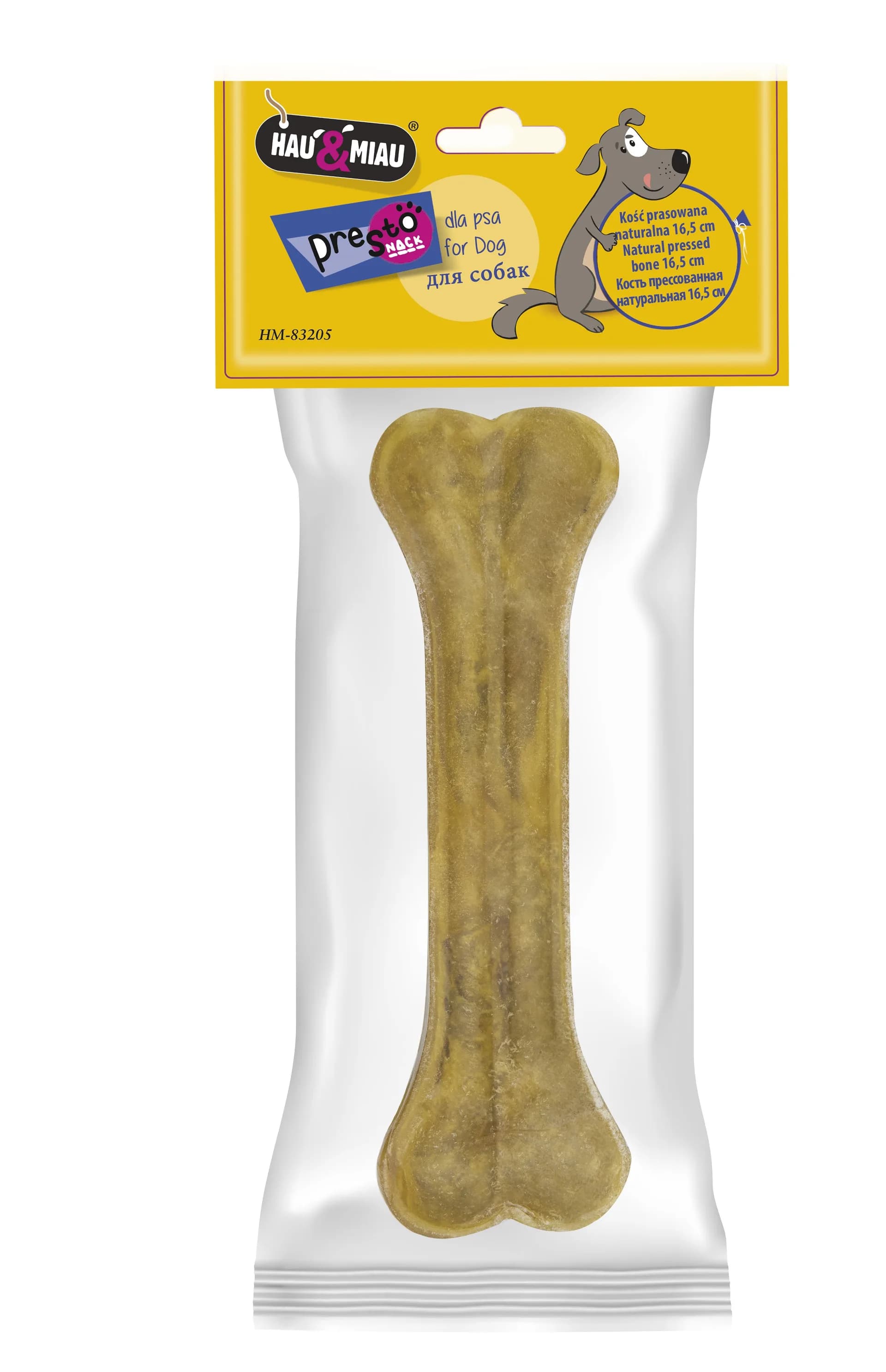Hau&Miau Kość prasowana naturalna dla psa