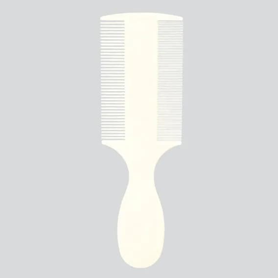 Grzebień plastikowy podwójny 9 cm