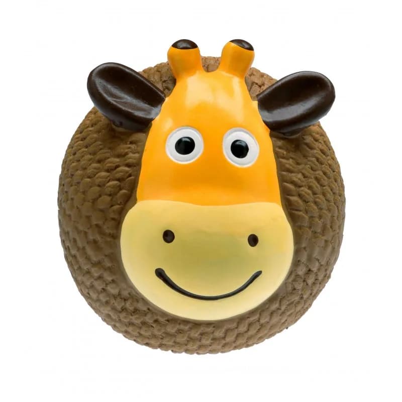 Toby's Choice piłka deer dla psa ø6,5 cm – zabawka trwała gumowa