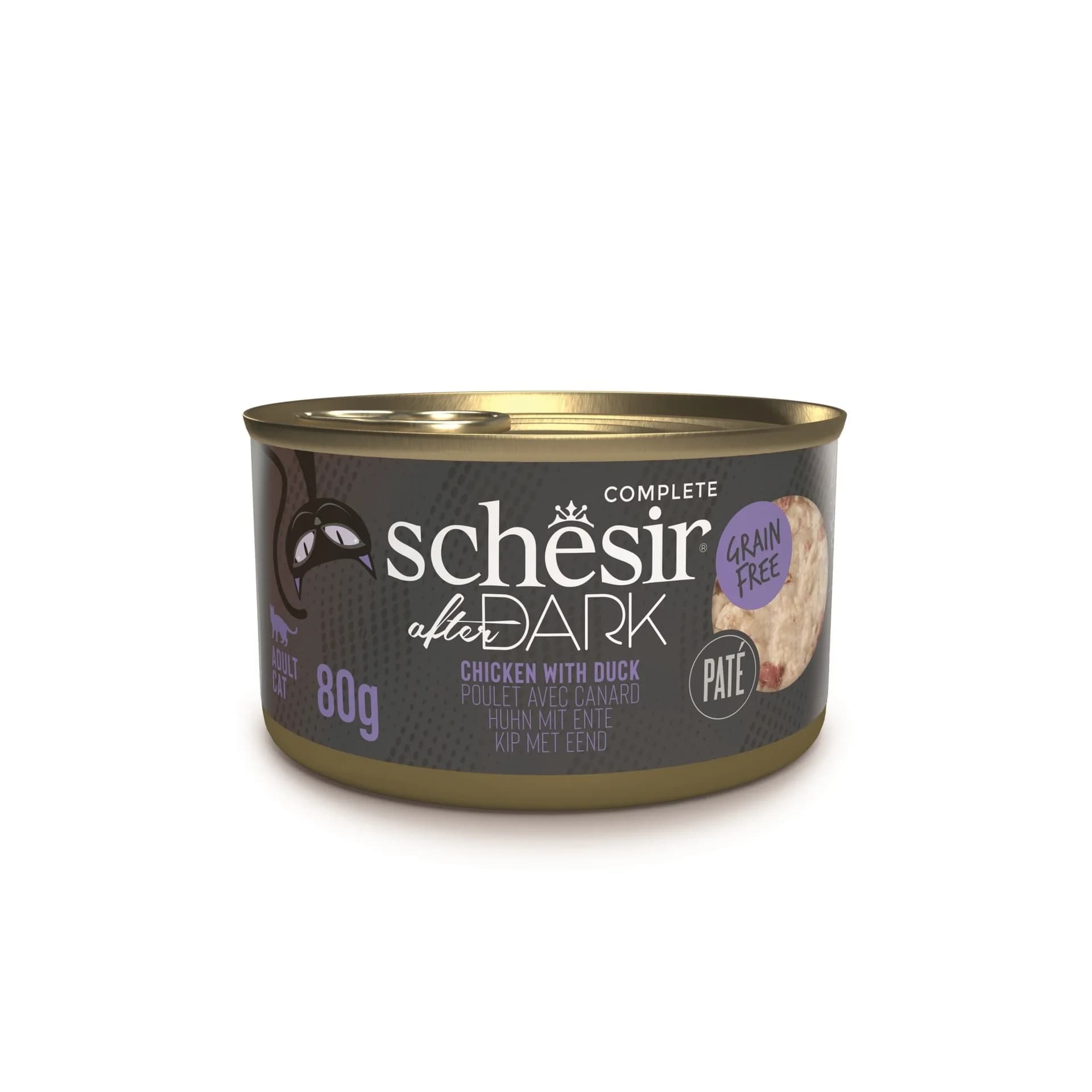 Schesir After Dark karma mokra dla kota kurczak z kaczką 80 g