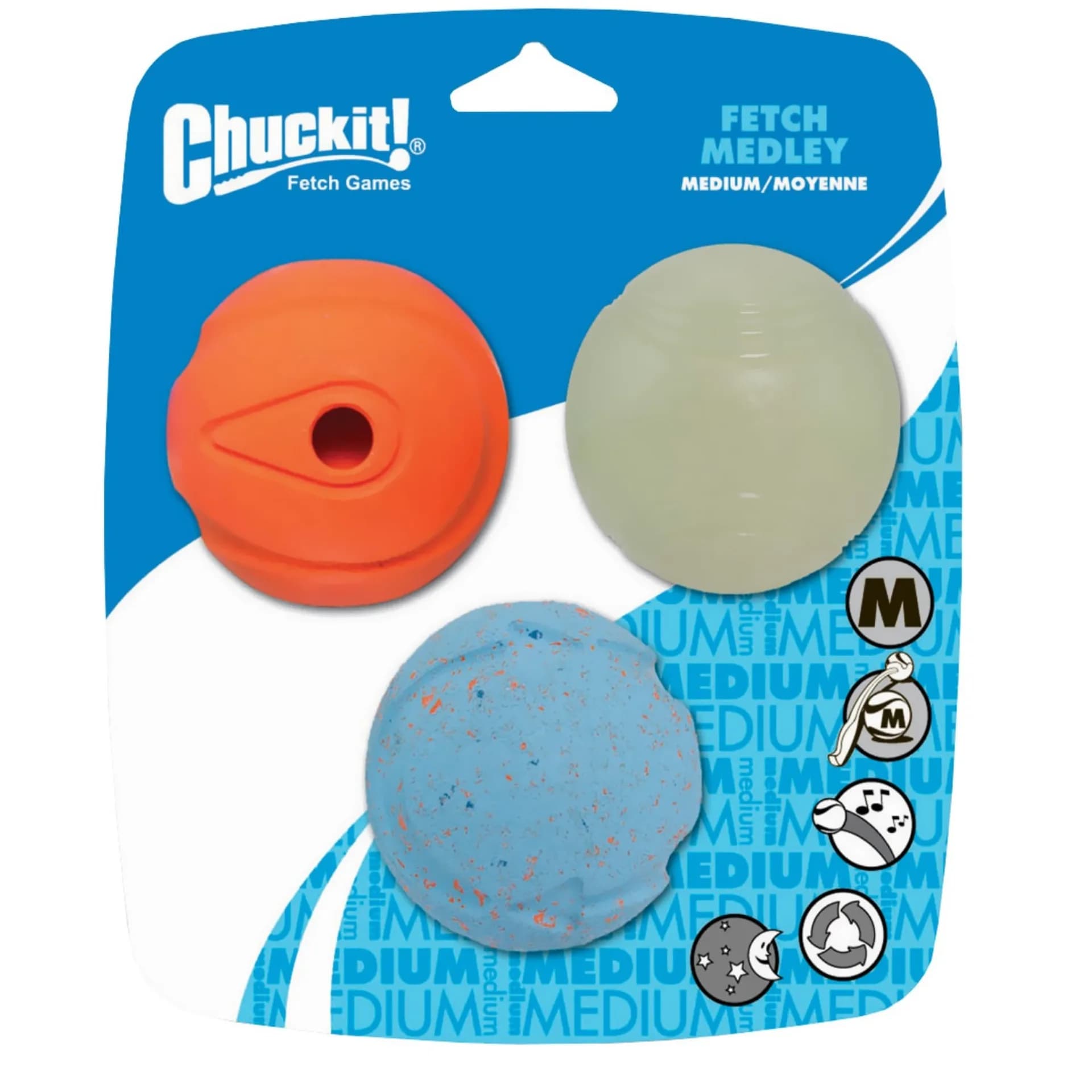 Chuckit! Zestaw piłek FETCH MEDLEY dla psa