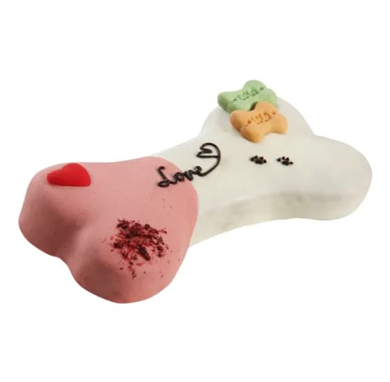 Tort dla psa Lolo Pets Love / Kocham Cię 250 g Orzechowo czekoladowy