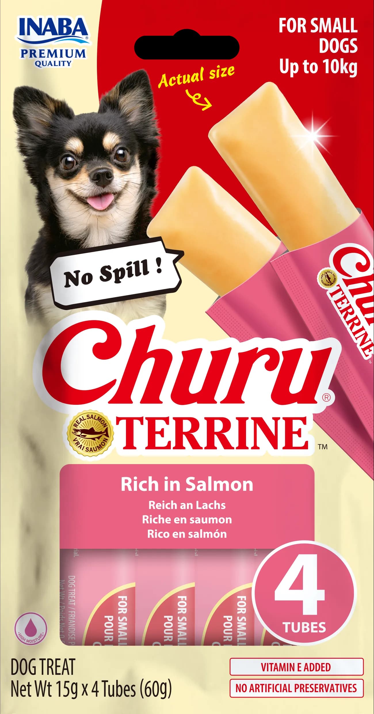 INABA DOG CHURU TERRINE S SALMON 4X15 g(60 g)