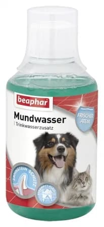 Beaphar Mundwasser 250 ml - płyn do pielęgnacji jamy ustnej i zębów