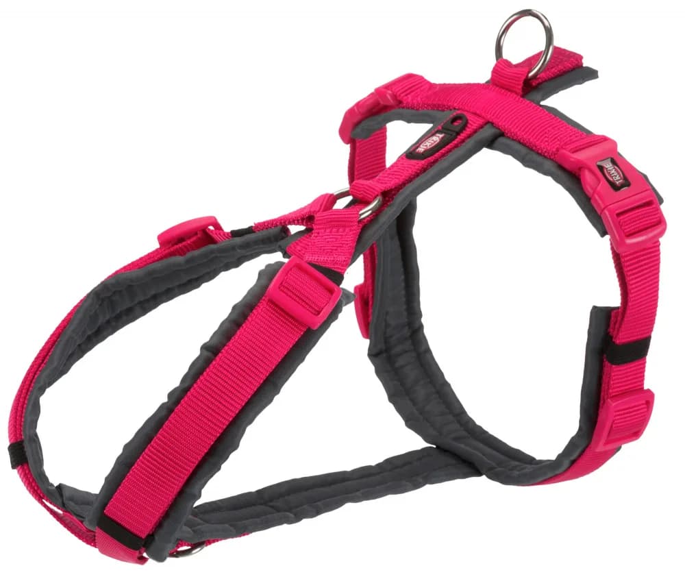 Trixie Premium Trekking szelki dla psa fuksja/grafitowe