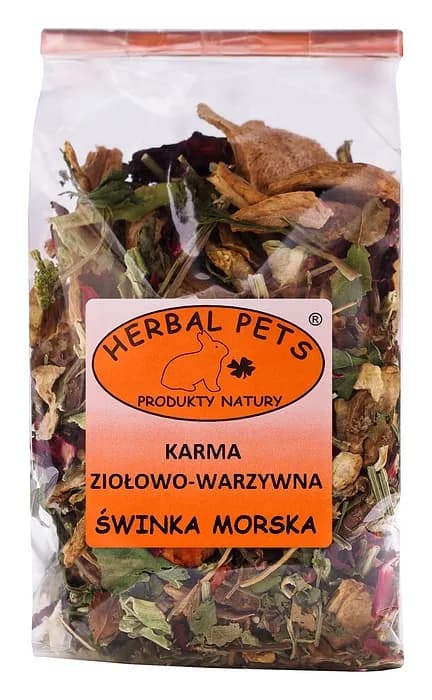 Karma ziołowo - warzywna 150g - uzupełniająca karma dla świnki morskiej Herbal Pets