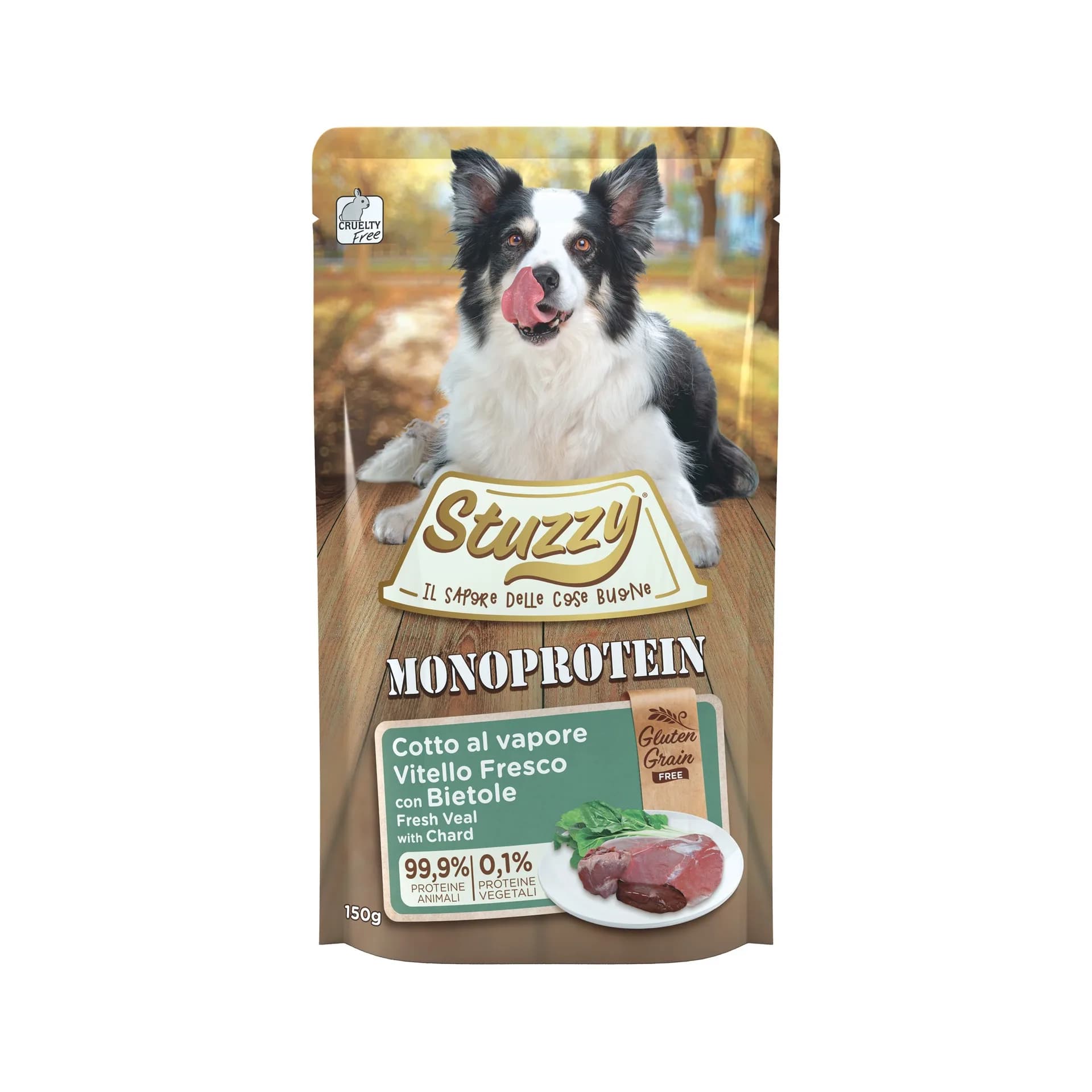 Stuzzy Monoprotein karma mokra dla psa świeża cielęcina z burakami pasztet 150 g