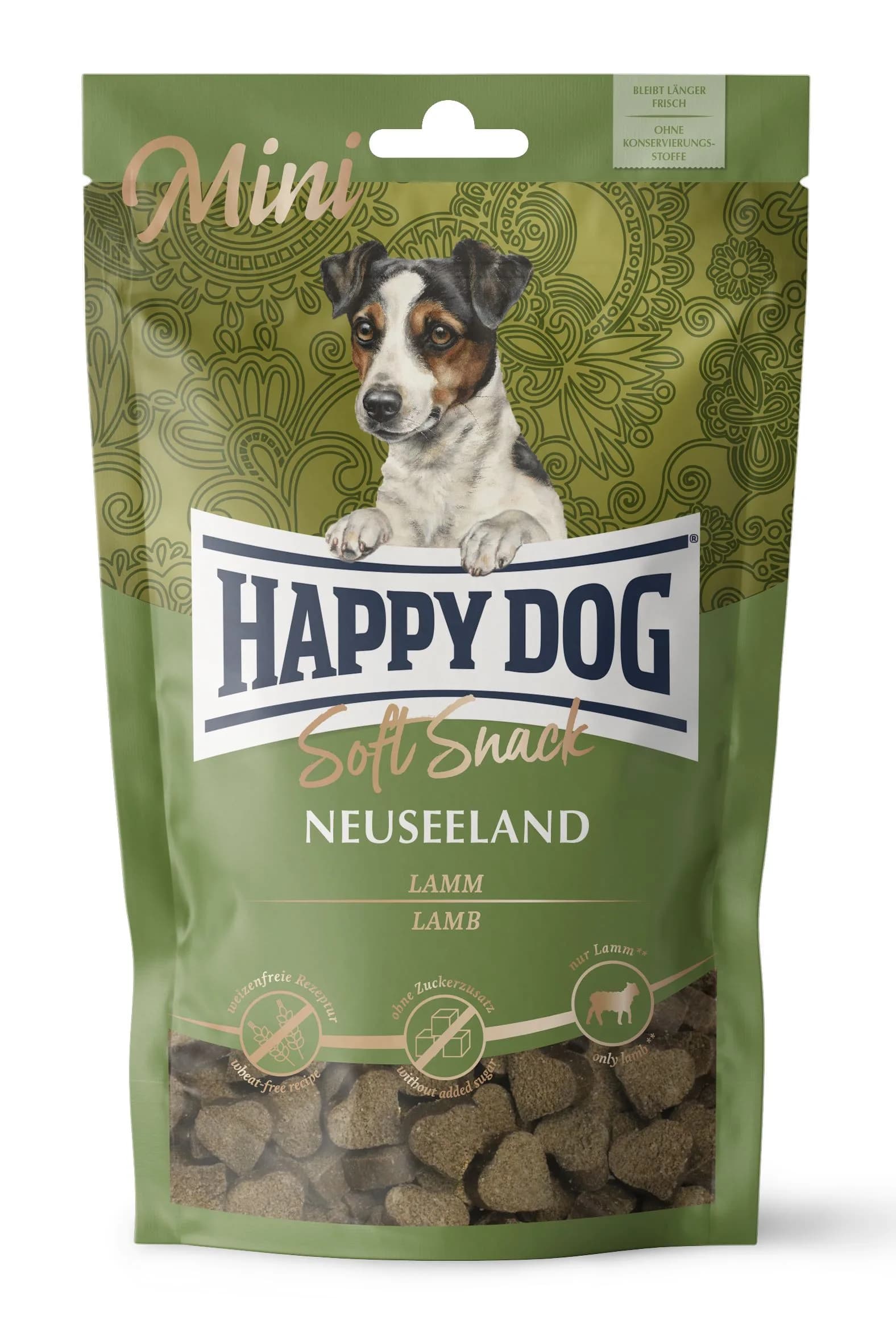 Happy Dog Soft Snack Mini Nowa Zelandia przysmak dla psów dorosłych do 10 kg jagnięcina 100 g