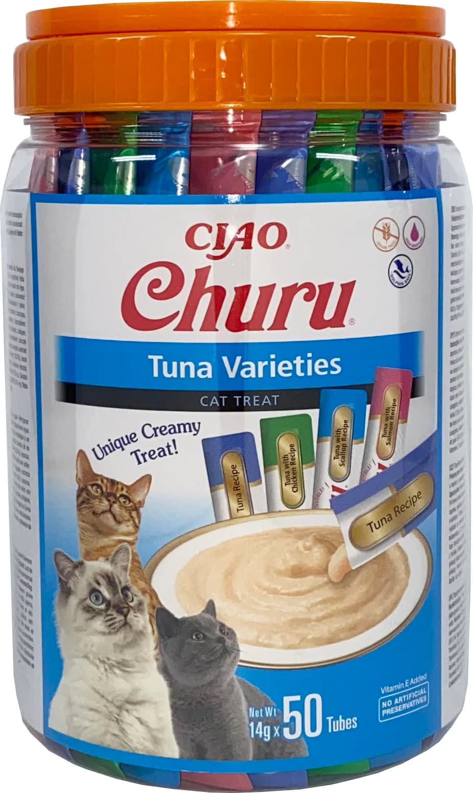 INABA CAT CHURU VARIETIES TUNA 50 × 14 g (700 g) SŁOIK