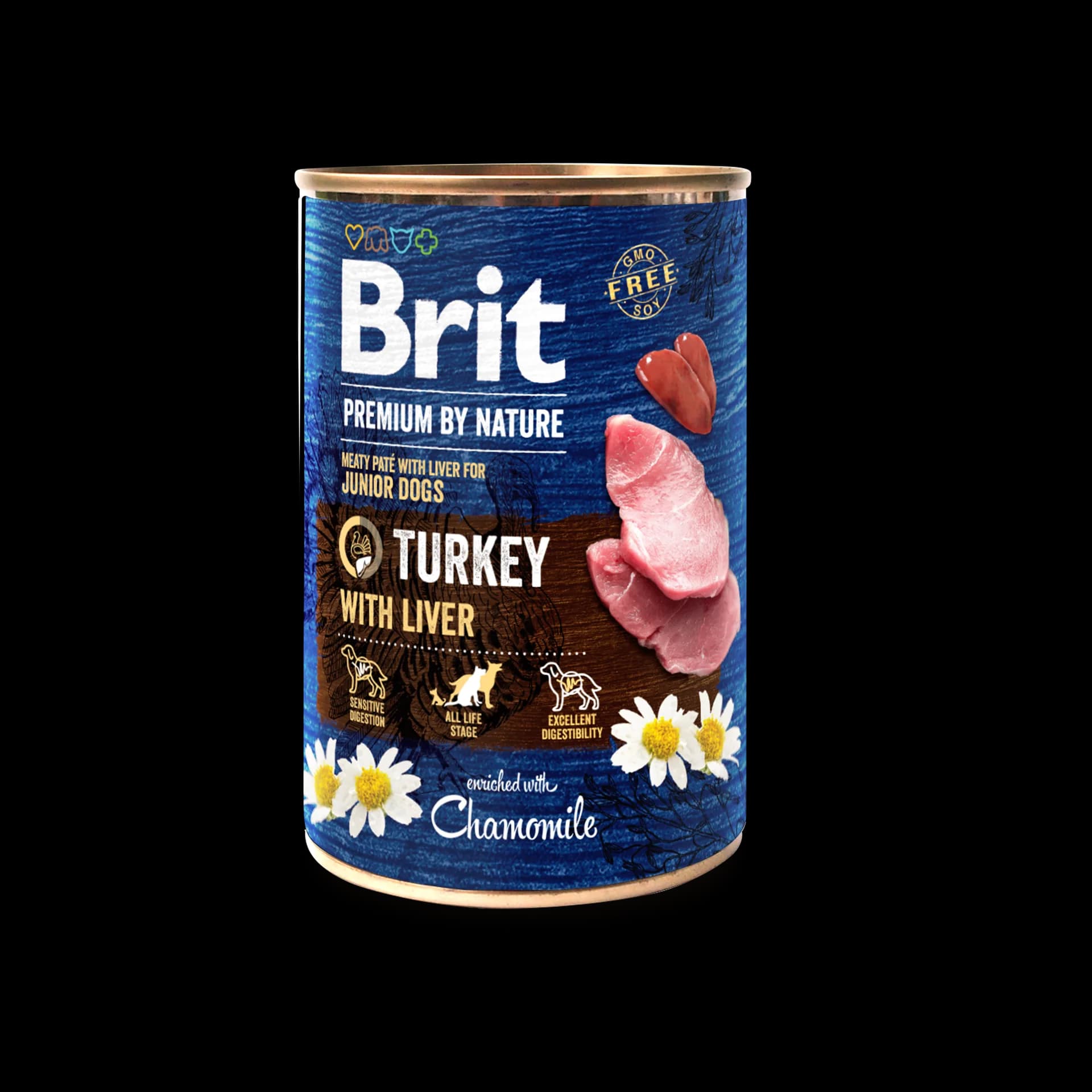 Brit Premium By Nature Junior Turkey with Liver mokra karma dla szczeniąt z indykiem i wątróbką