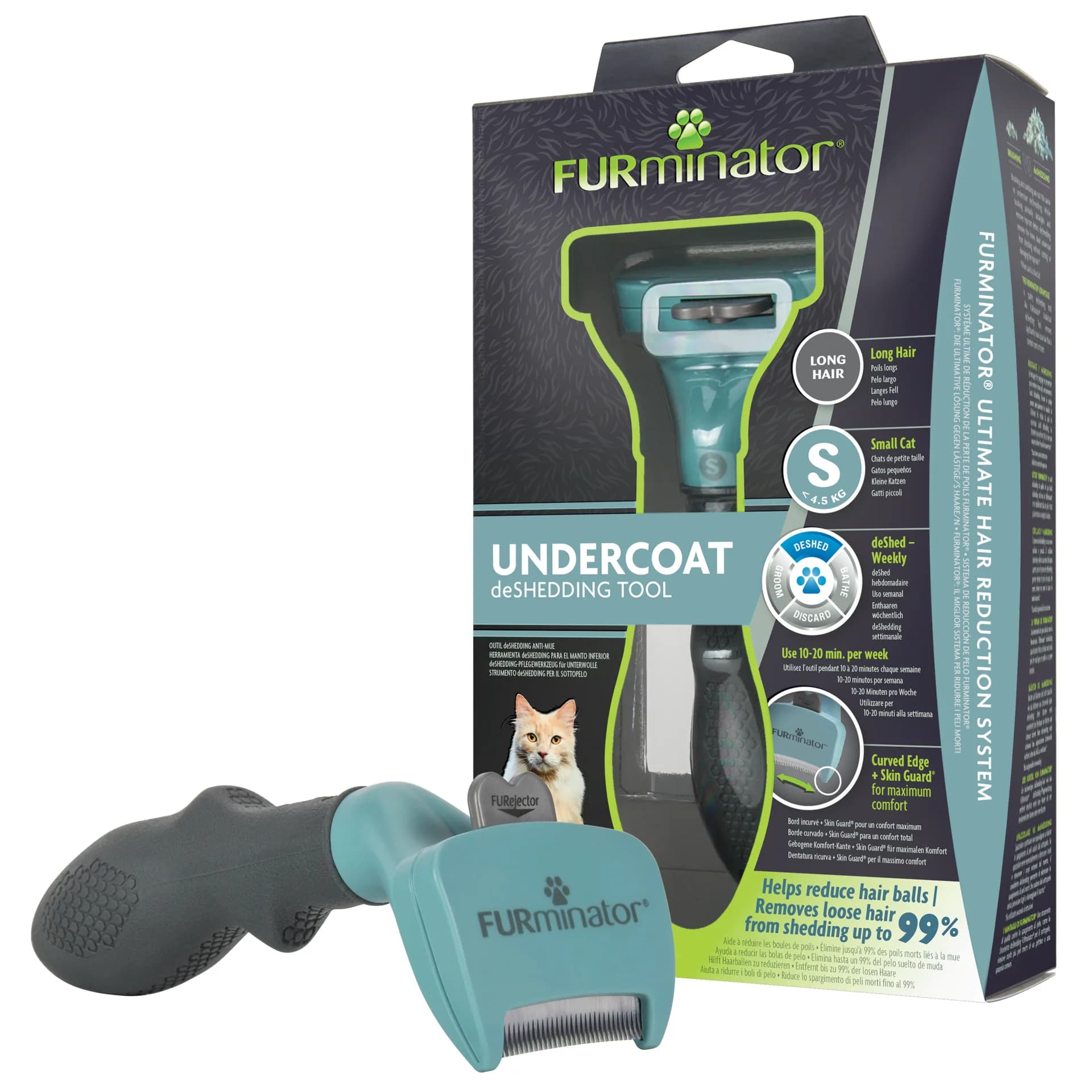 FURminator dla kotów długowłosych