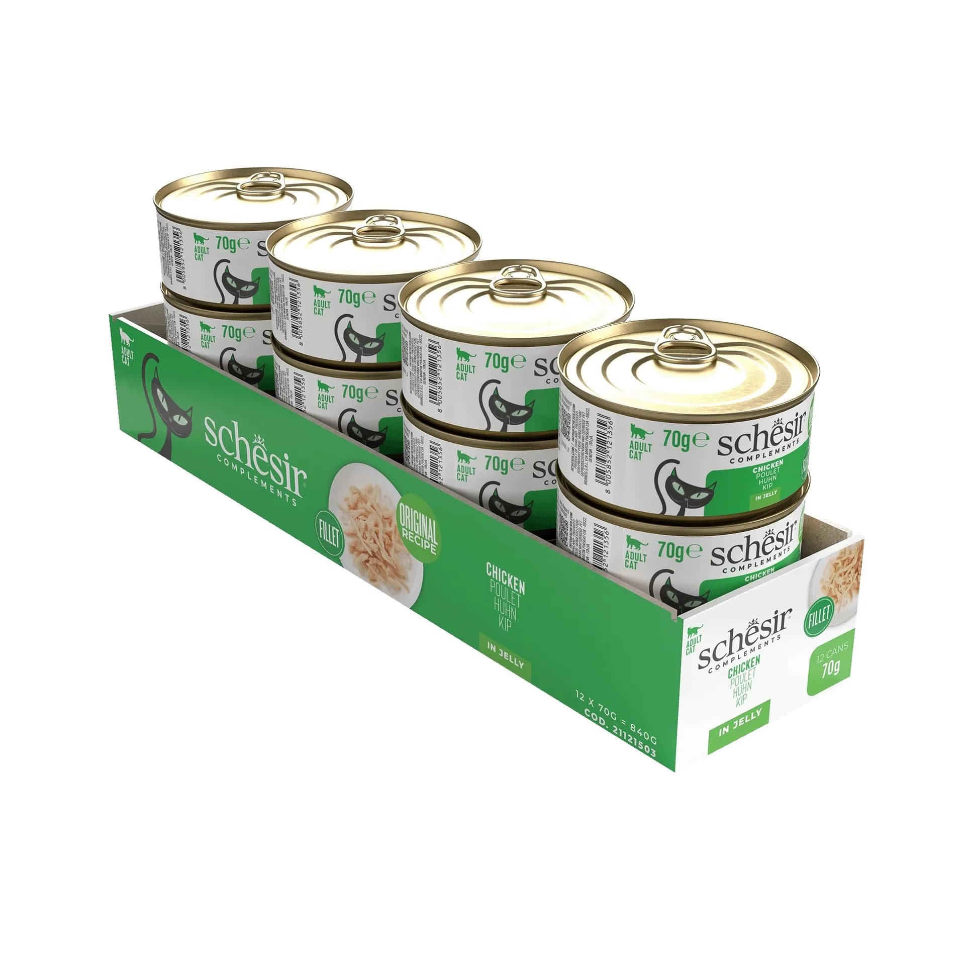 Schesir Complements karma mokra dla kota kurczak w galarecie 70 g