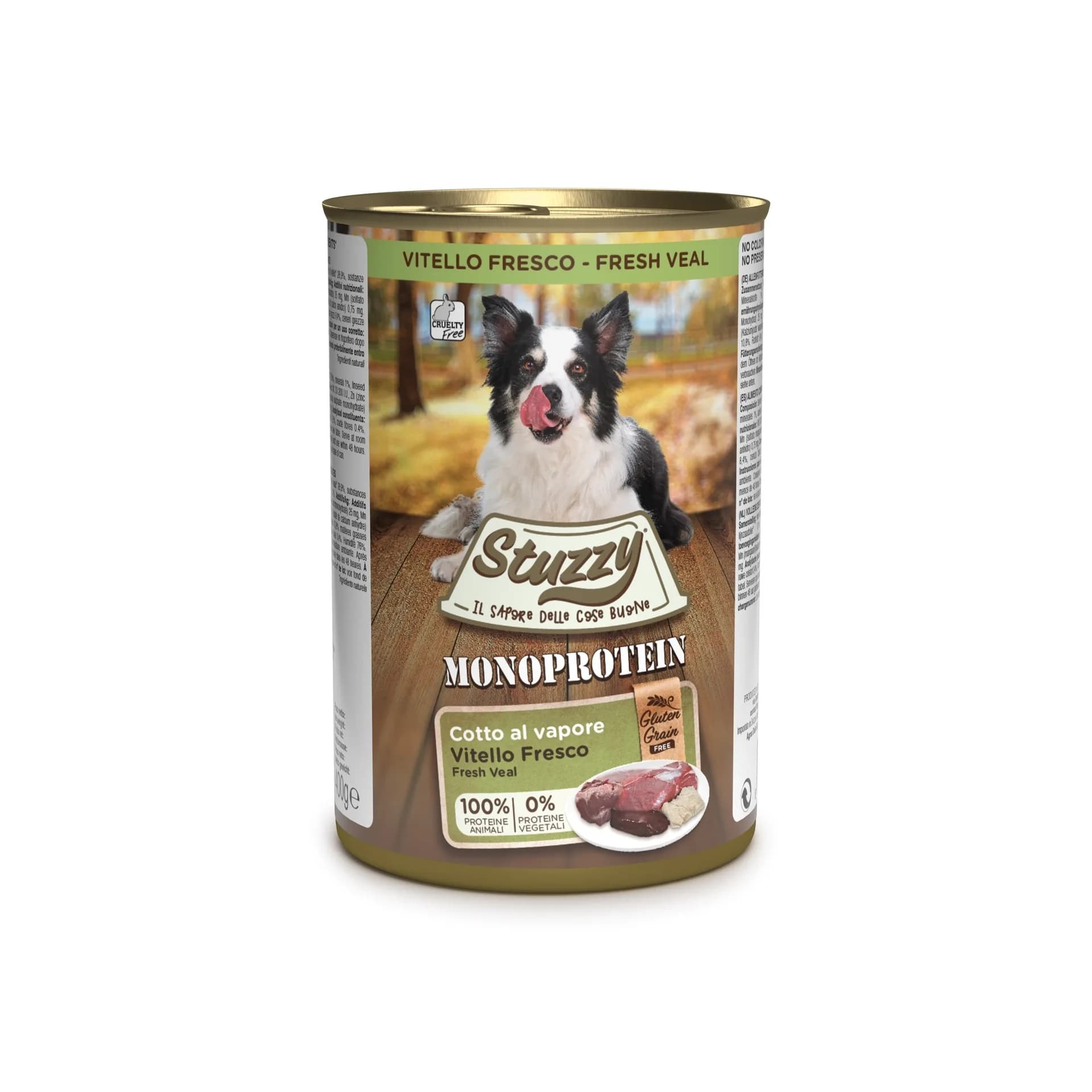 Stuzzy Monoprotein karma mokra dla psa świeża cielęcina pasztet 400 g