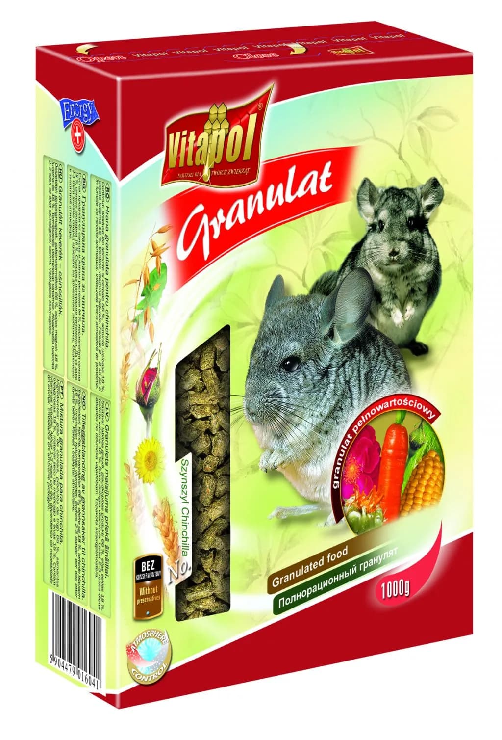 Vitapol Karma pełnoporcjowa granulowana dla szynszyli - różna waga 500 g
