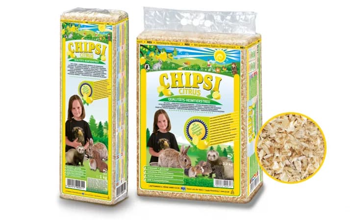 Chipsi Żwirek Citrus dla małych zwierząt - różna pojemność 60 l