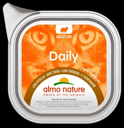 Almo Nature Daily karma mokra z cielęciną dla kota 100 g