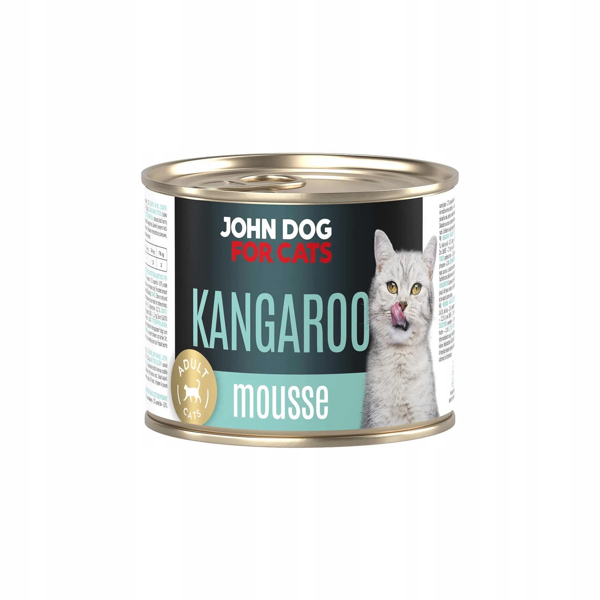 KARMA MOKRA John Dog for CATS DOROSŁY KANGUR MUS puszka 200 g