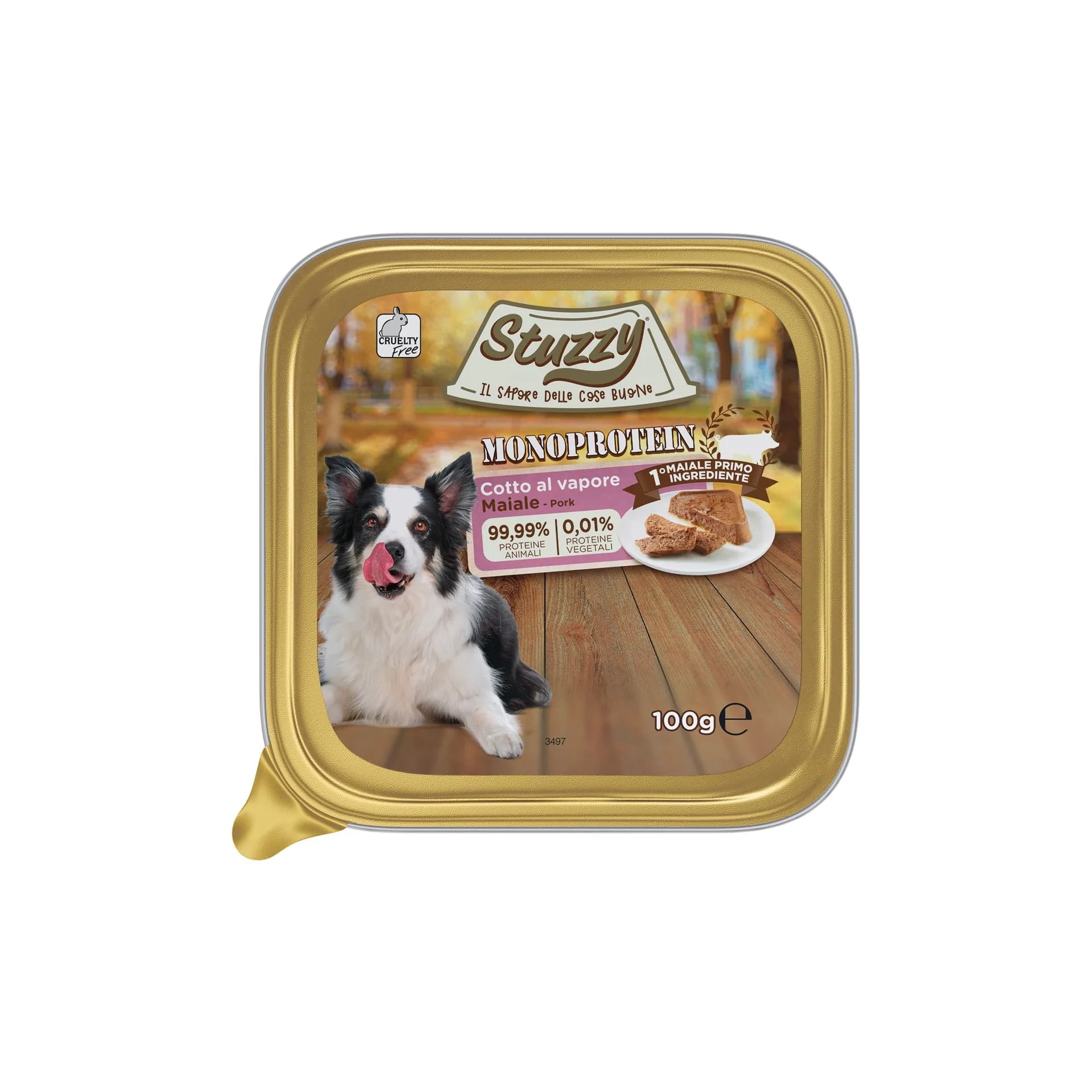 Stuzzy Monoprotein karma mokra dla psa o smaku wieprzowina pasztet 100 g