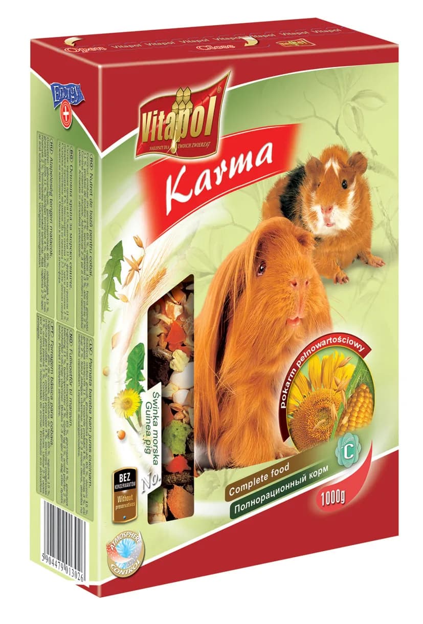 Vitapol Karma pełnoporcjowa dla świnki morskiej - różna waga 1 kg