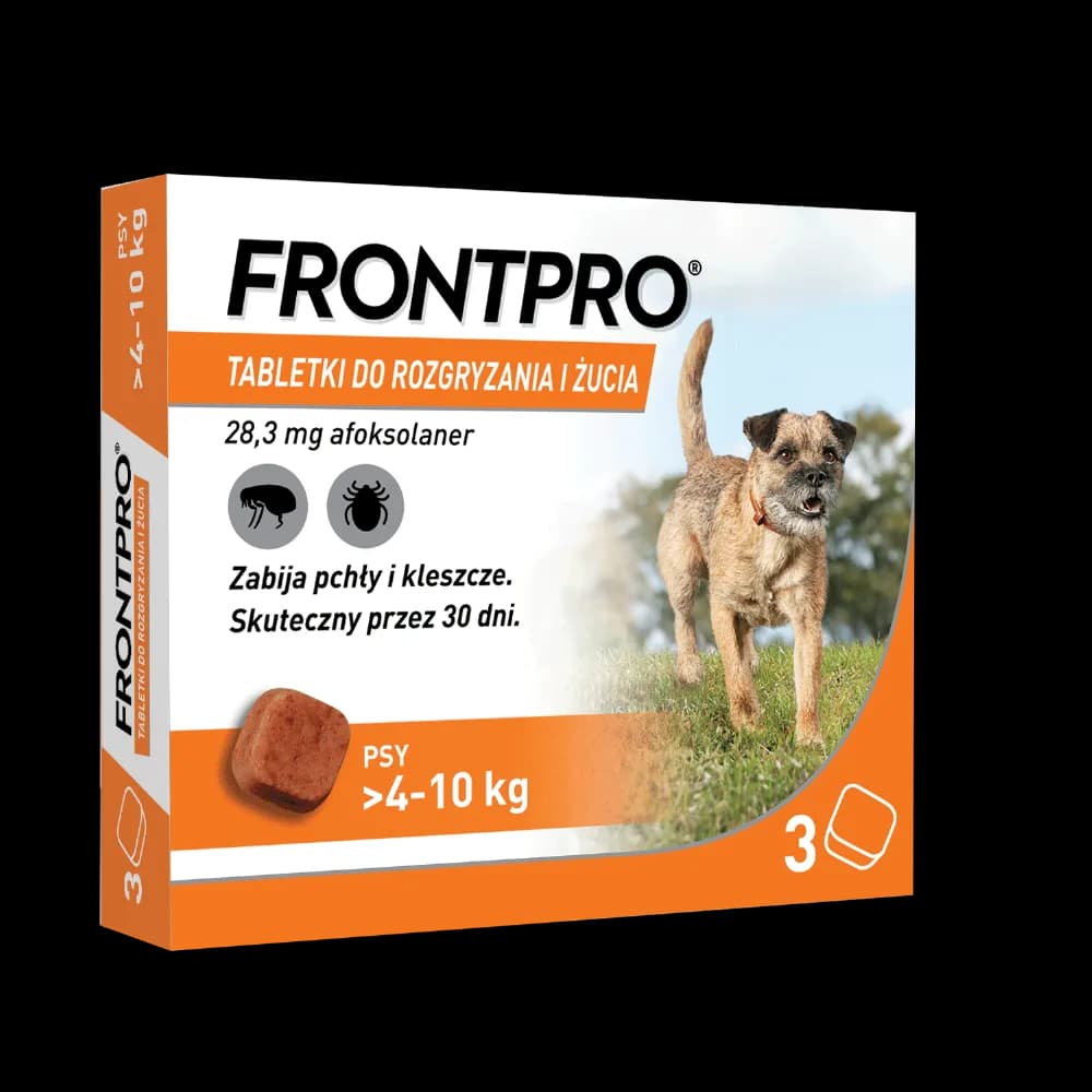 FRONTPRO 28 mg tabletki do rozgryzania i żucia dla psów > 4 10 kg