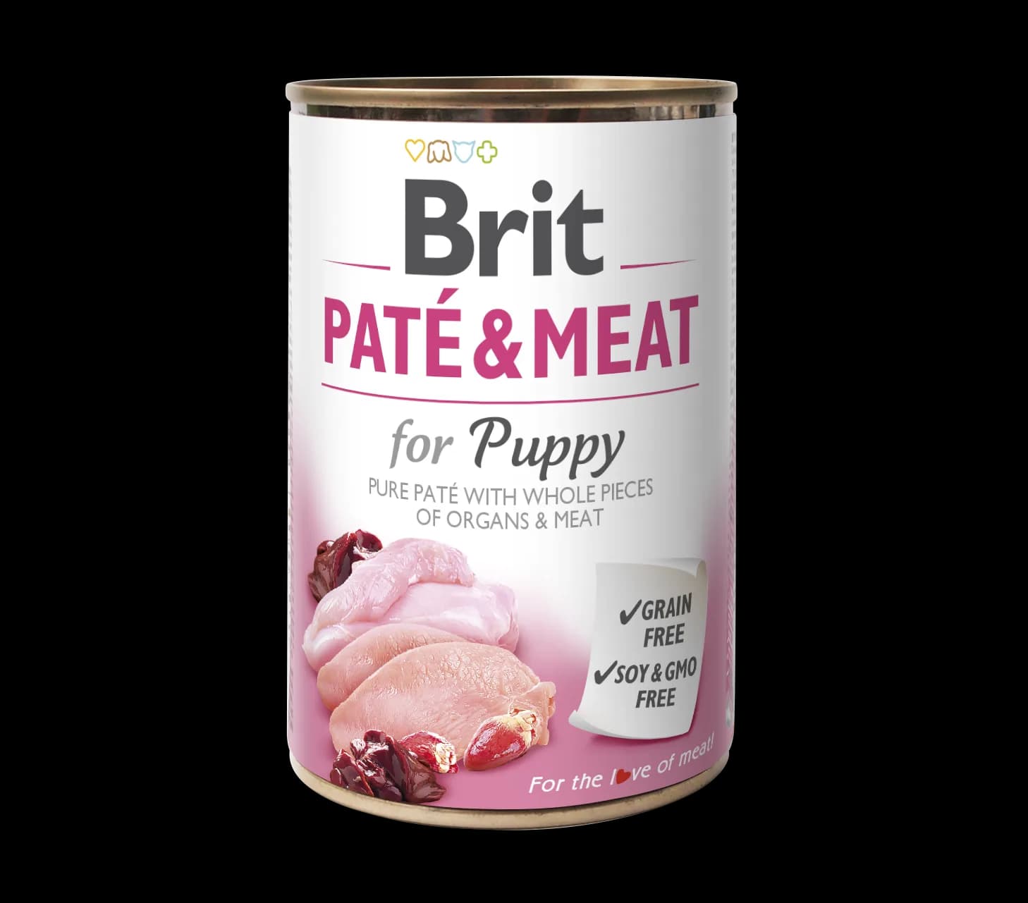 Brit Pate & Meat Chicken & Turkey for Puppy mokra karma dla szczeniąt z kurczakiem i indykiem