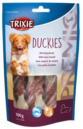 Przekąski dla psa PREMIO Duckies Light - suszone piersi z kaczki 100 g